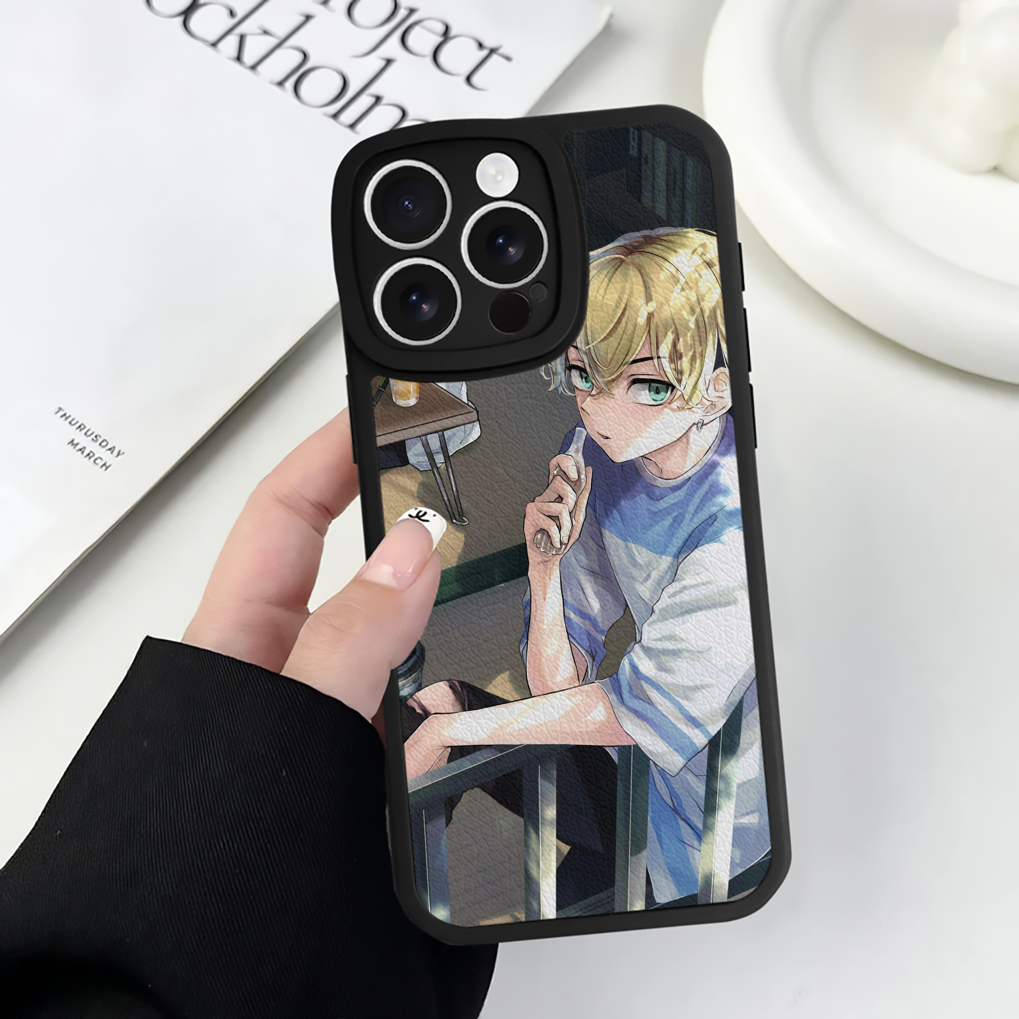 （画像用） 東京リベンジャーズ Tokyo Revengers 【iPhone 16シリーズ対応】シリコンスマホケース（レザー調） 材質：シリコン
